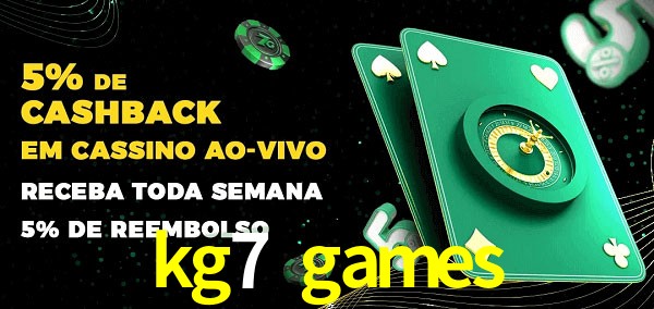 Promoções do cassino ao Vivo kg7 games